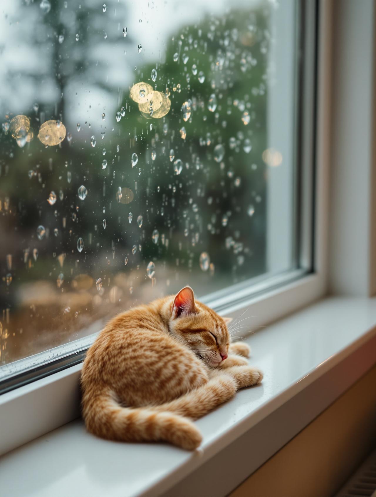 雨天的猫