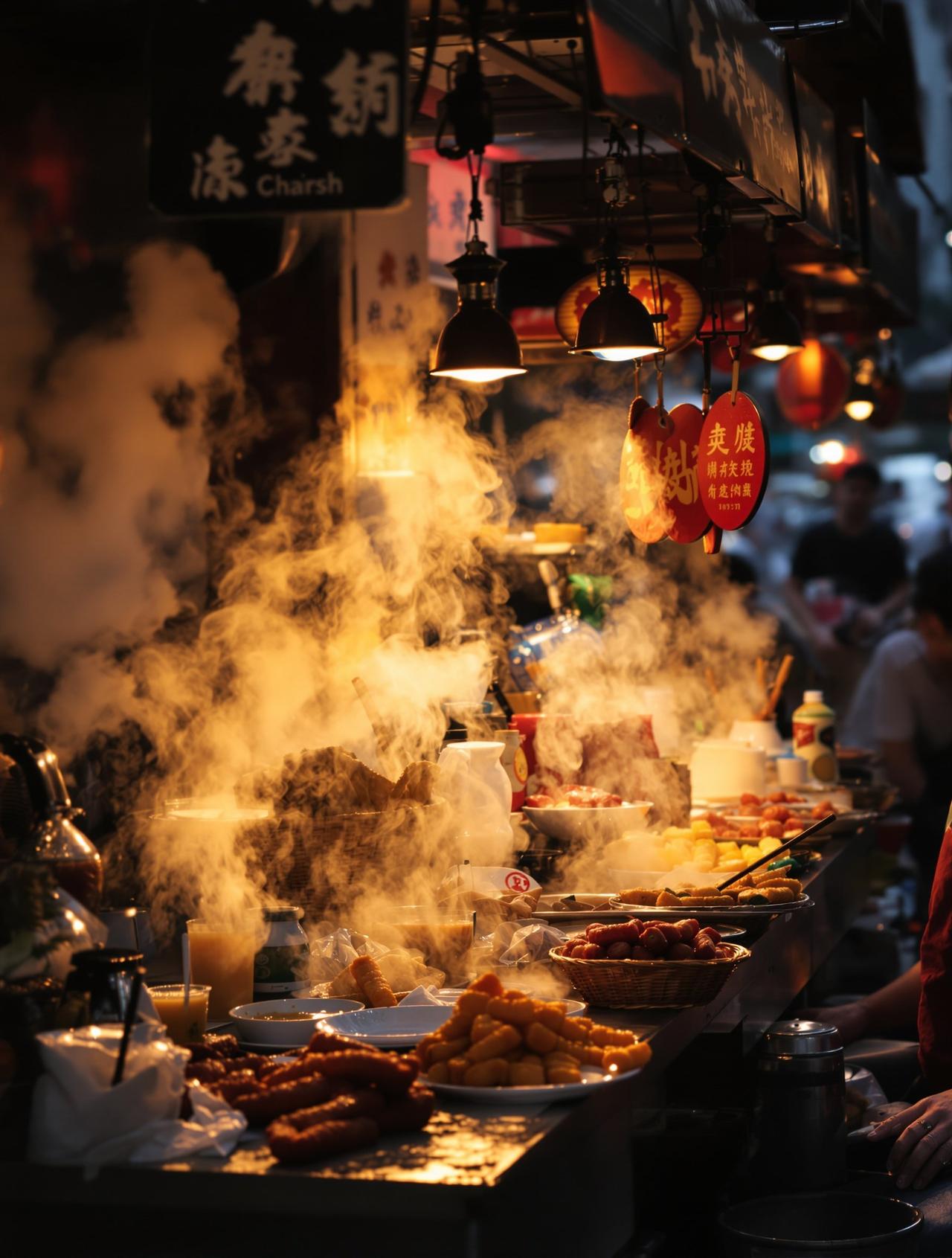 街角的早餐摊